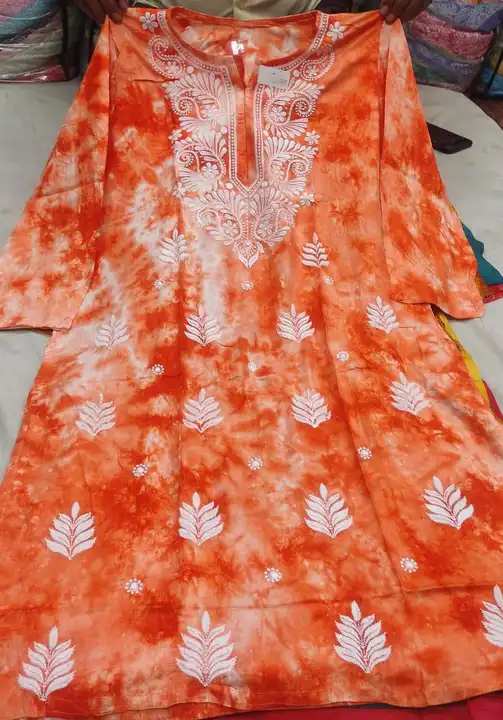 Riyon kurti  uploaded by Lcf crafts (lucknow Chikan factory) on 4/30/2023