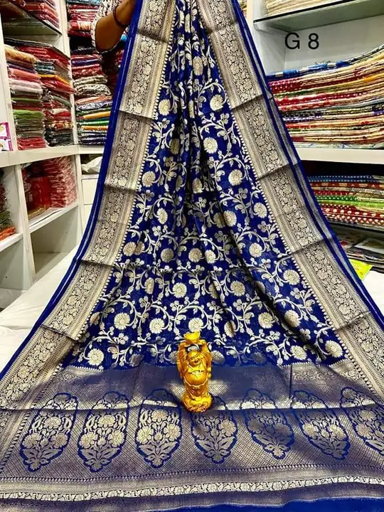 Banarasi semi Georgette silk saree  uploaded by Rhaman Silk sarees on 4/30/2023
