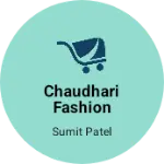 Business logo of CHAUDHARI FASHION