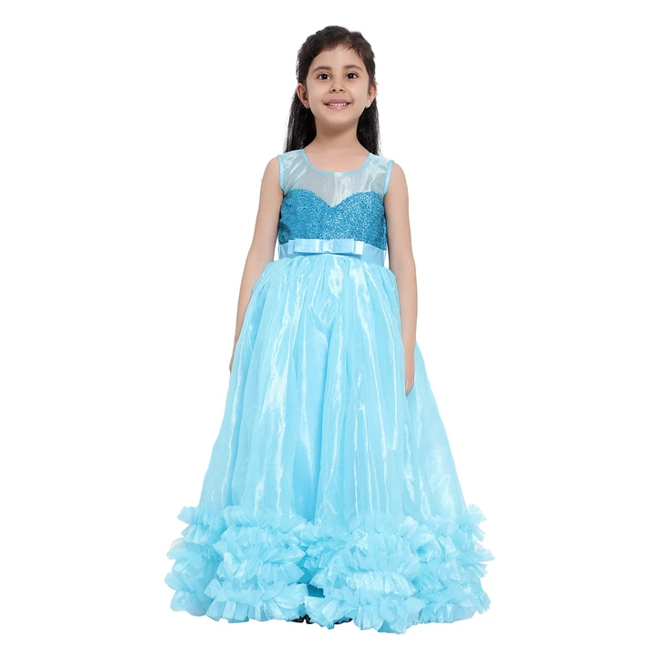 Kid's princess sequence gown design  uploaded by business on 4/30/2023