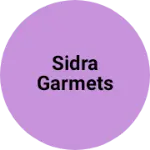 Business logo of Sidra garmets