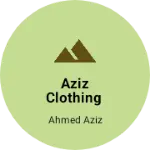 Business logo of Aziz clothing
