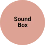 Business logo of Sound box