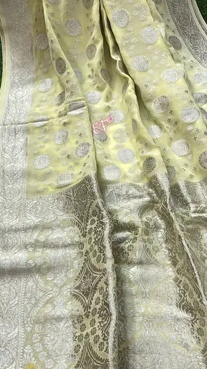 Silver zaree Banarasi semi Georgette silk saree  uploaded by Rhaman Silk sarees on 5/1/2023