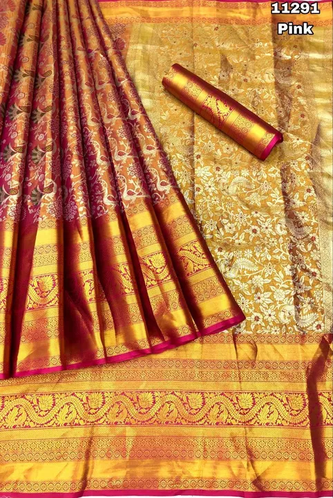 Kanjivaram pattu silk sarees  uploaded by Lakshmi collection on 5/1/2023