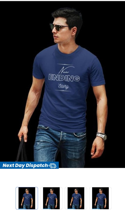Name : Ruggstar Mens Casual Navy T-Shirt
Color : Navy
Size : L
Made from up-cycled super soft Fabric uploaded by wholsale market on 5/1/2023