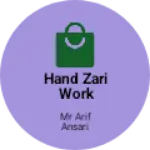 Business logo of Hand zari work