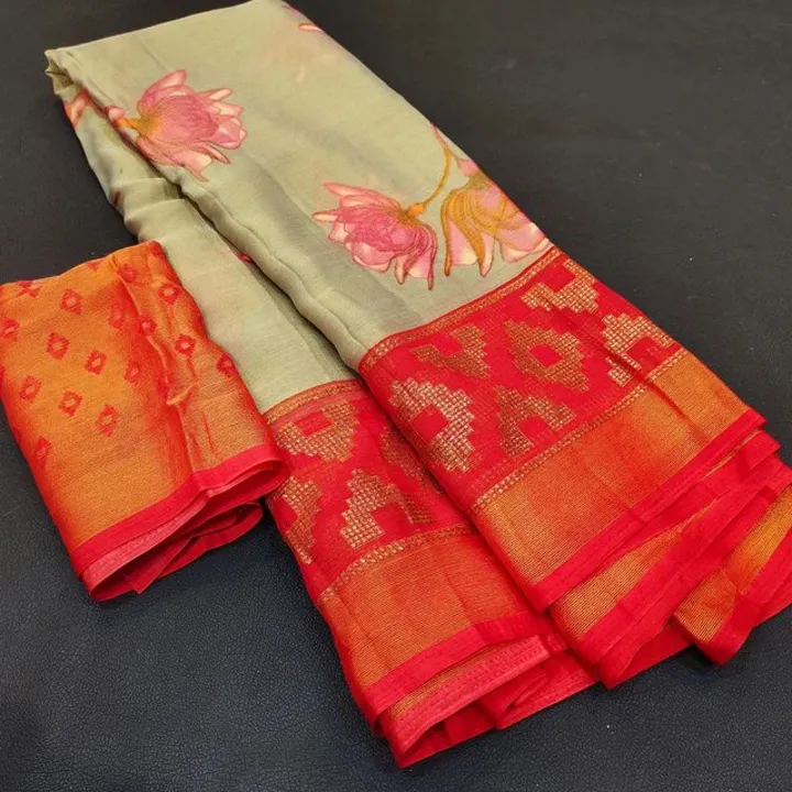 Chiffon with foil print uploaded by RAJYOG TEXTILE on 5/1/2023