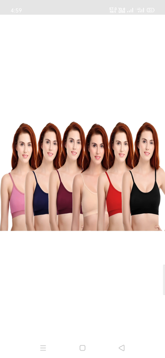 Magic sports bra (non padded) uploaded by Shoppefast Retail India on 5/1/2023