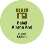 Business logo of Balaji kirana and general Store