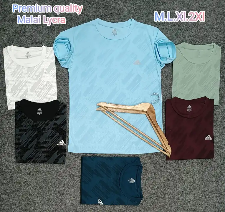 Premium quality ultra soft malai lycra half sleeve tshirt for men  uploaded by B.M.INTERNATIONAL on 5/1/2023