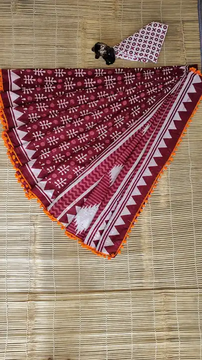Cotton saree  uploaded by Laxmi creations (handicrafts) on 5/1/2023