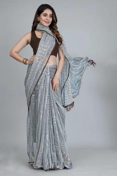 Tiikhli work Fancy daily wear saree uploaded by 1 Place For All Fashion  on 5/1/2023