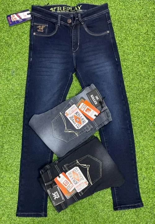 👖 *NEW COTTON KNITTED JEANS*👖  uploaded by SATYOSHAM INDUSTRIES PRIVATE LIMITED on 5/1/2023