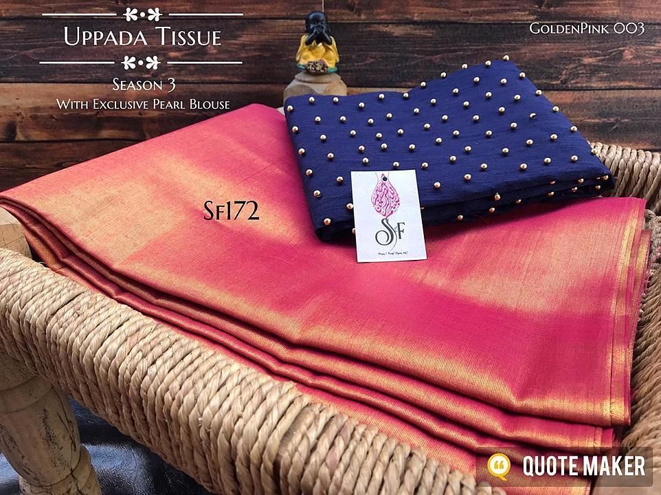 Post image Hey! Checkout my new collection called Uppada tissue silk.