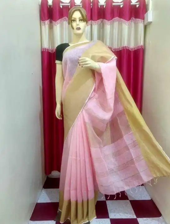 Bhagalpure linen saree  uploaded by SF HANDLOOM FABRIC  on 5/1/2023
