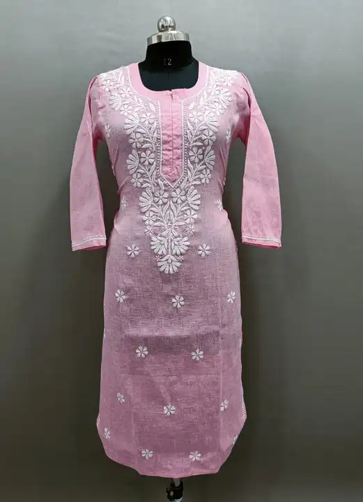 Kurti
Fabric khadi cotton
Length 46 
Size 38 to 44
Gala boti work uploaded by H.A Traders on 5/1/2023