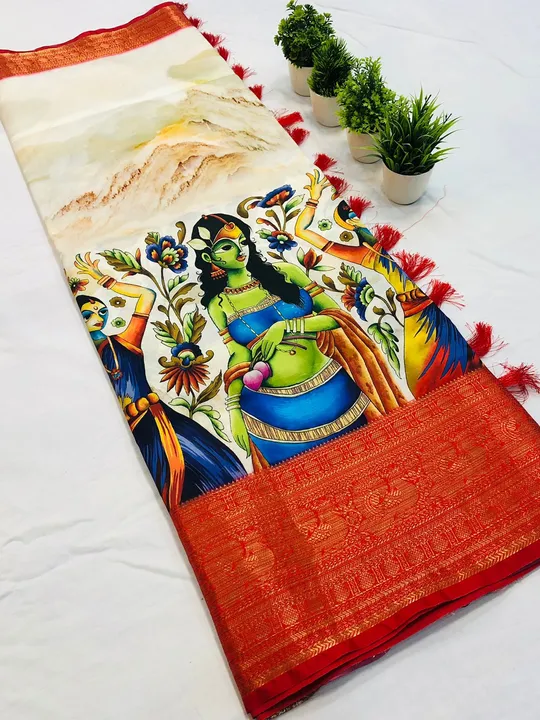 Design print saree uploaded by Miss Lifestyle on 5/1/2023