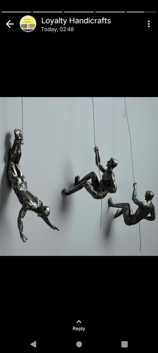 Metal men hanging wall decoration  uploaded by Loyalty handicrafts on 5/30/2024