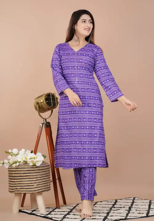 KBS JP 2 cotton kurti with two colors uploaded by KBS FASHION STORE on 5/1/2023