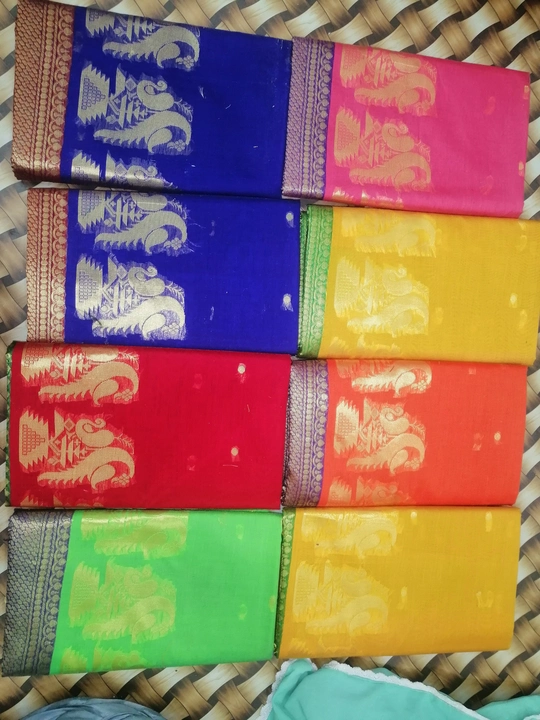 Cotton silk  uploaded by M K Creation Fancy handloom silk Saree on 5/1/2023