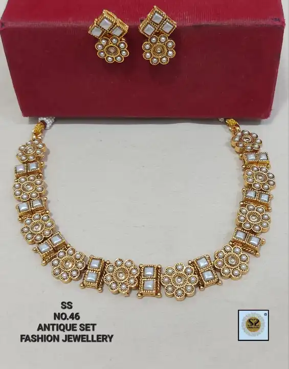 Kundan necklace set  uploaded by Sb designs on 5/1/2023