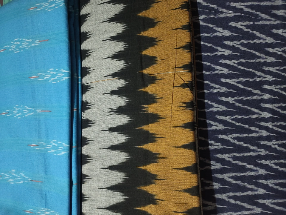 Ikkat weaving Cotton fabrics uploaded by Isha Fabrex on 5/3/2024