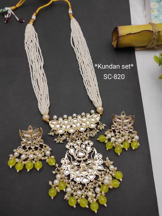 Kundan necklace  uploaded by Shreevari fashion on 6/1/2024