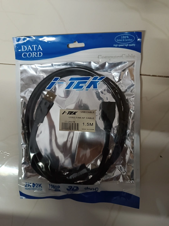 Usb Extension cable 1.5m  uploaded by Shree Guruganesh Computers on 5/8/2024