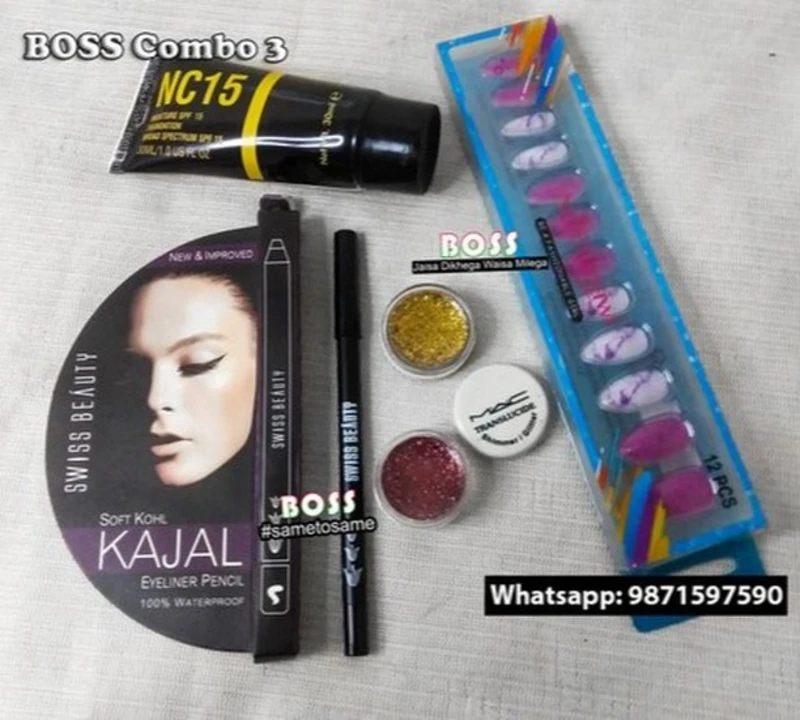 BOSS Cosmetics Makeup Combo 3_4 uploaded by CopyCat Cosmetics on 5/1/2023