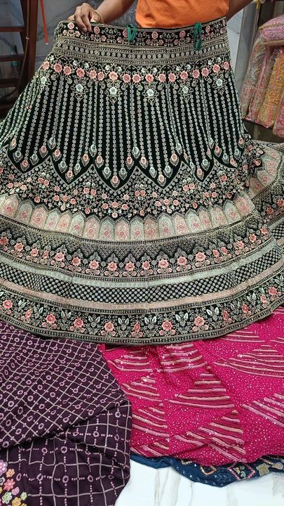Bridal lehenga  uploaded by Kumar Embroidery house  on 5/1/2023