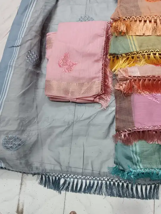 Lilen cotton saree  uploaded by YOGITA Fashion on 5/1/2023