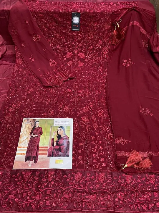Pakistani dress uploaded by Rabi creation on 5/1/2023