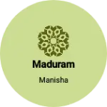 Business logo of Maduram