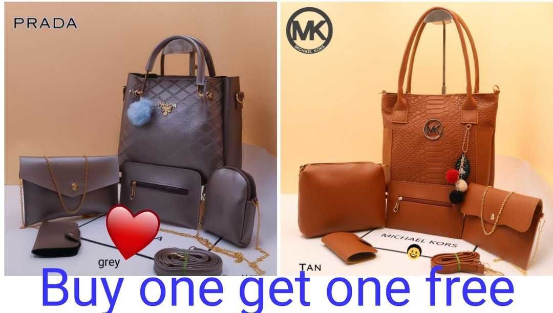 Combo ladies Purse MK 5 + Parada 5 uploaded by Rakesh Textiles on 3/8/2021