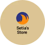 Business logo of Setia's store