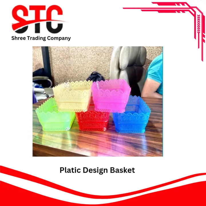 Plastic basket flower uploaded by Shree Trading company  on 5/29/2024