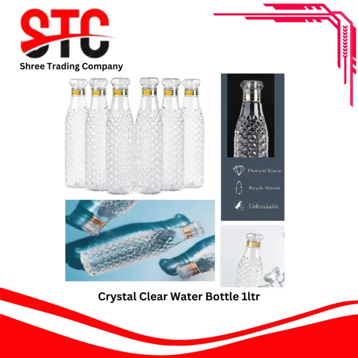 Crystal water bottle  uploaded by Shree Trading company  on 5/30/2024