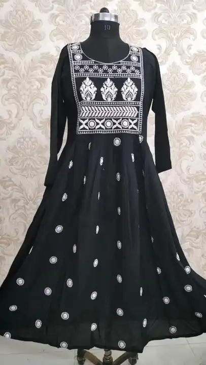Rayon Gown uploaded by Lucknowi_Nizami_Fashion on 5/1/2023