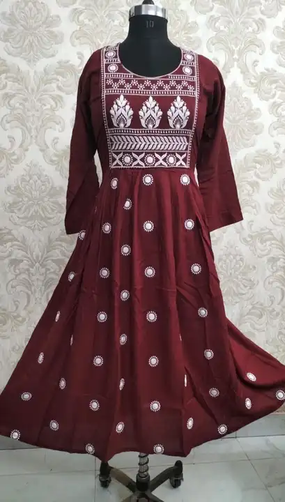 Rayon Gown uploaded by Lucknowi_Nizami_Fashion on 5/1/2023