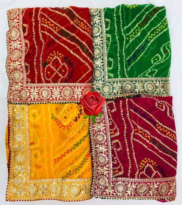 🔱🔱🔱🕉️🕉️🕉️🔱🔱🔱

special  chunri lunching

Hand wash saree ❤️❤️

👉60 gram mos jorjat fabric

 uploaded by Gotapatti manufacturer on 5/2/2023