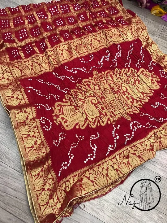 Presents wedding spl  Saree*

New Launching for beauty

👉keep shopping with us 

.  👉pure jhorjt g uploaded by Gotapatti manufacturer on 5/2/2023