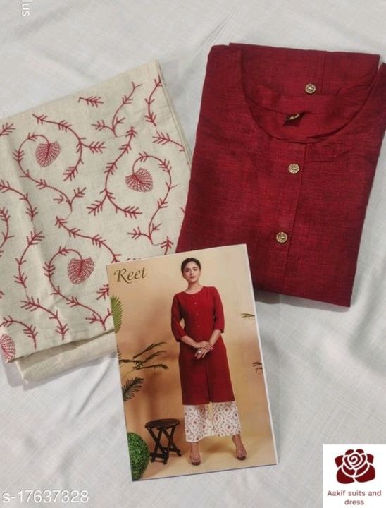 Kurti Palazzos set  uploaded by Aakif suits and dress  on 3/8/2021