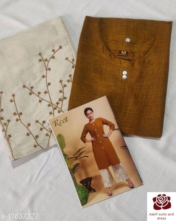 Kurti Palazzos set uploaded by Aakif suits and dress  on 3/8/2021
