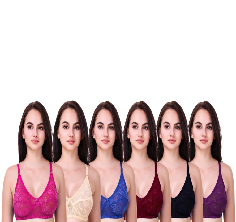 Queen Women Non Padded Bra (Net bra,fancy bra, chainese bra,bra) uploaded by RK Fashion and Trinity House on 5/2/2023
