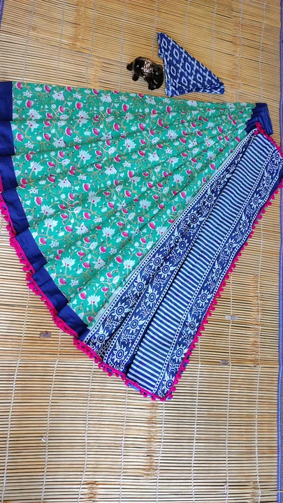 🌼New photo shoot 🌼                                 Best quality cotton mulmul saree*
 

*Beautiful uploaded by Shree jujhar handicrafts on 5/2/2023