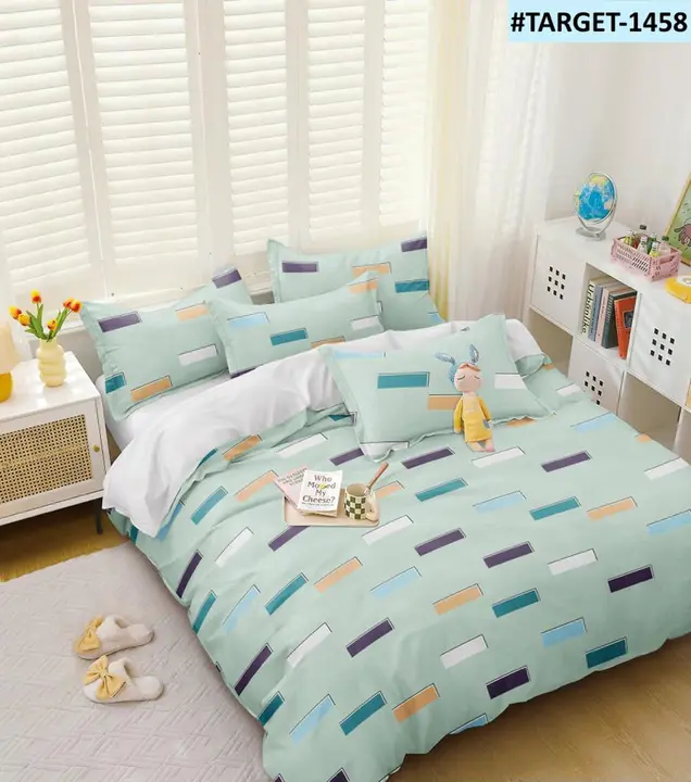 Glace Cotton Double Bedsheets uploaded by Alliance overseas pvt Ltd on 5/2/2023