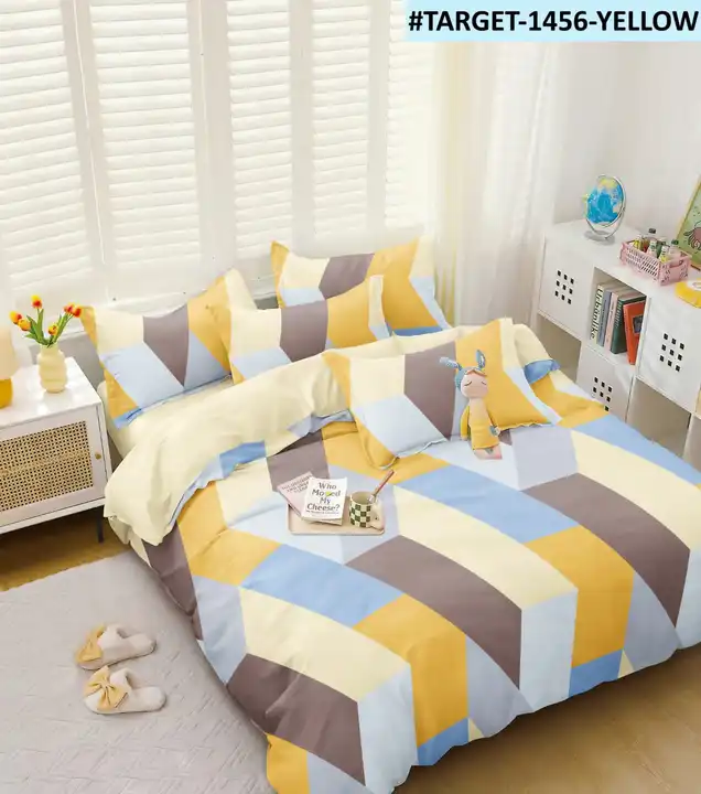 Glace Cotton Double Bedsheets uploaded by Alliance overseas pvt Ltd on 5/2/2023