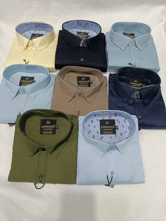 Cotton Lycra Shirts uploaded by MUMBAI SHIRTS  on 5/2/2023