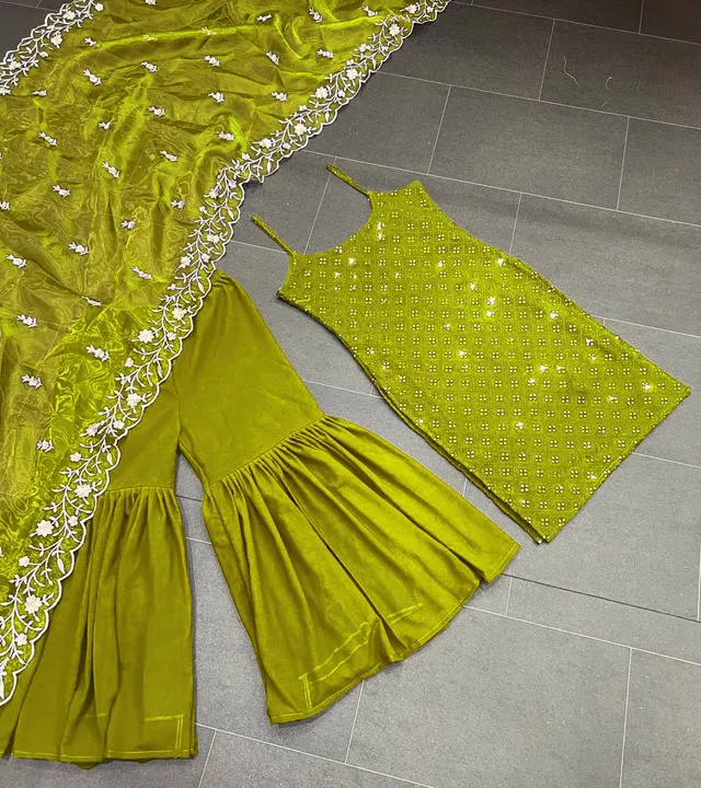 Wedding new Designer Sharara Suit RTC&5447 uploaded by Fatema Fashion on 5/2/2023